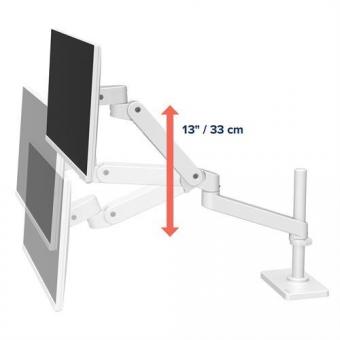 Ergotron LX PRO Monitor-Tischhalter weiß 