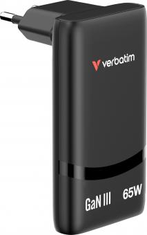 Verbatim Fold'n'Go GaN Schnellladegerät 