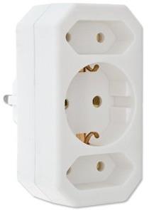 Hapena Euro-Adapter SES weiß       43911 