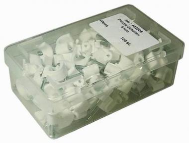 Hapena Kabelschellen-Box 7mm weiß  37000 