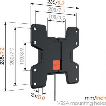 Vogels WALL 3105 sw TV-Wandhalter 