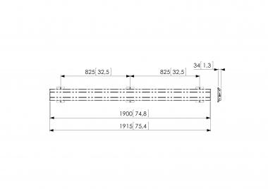 Vogels PFB 3419 sw Adapterbar 