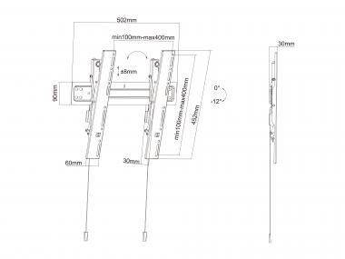 Multibrackets M VESA TV-Wandhalter 