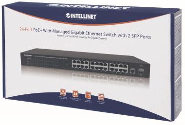 Intellinet 24-Port Gigabit PoE+   560559 