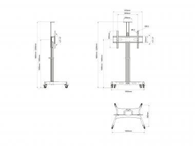 Multibrackets M Motor. Boden-Standfuß 