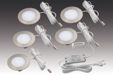 Hera Möbeleinbauleuchte FR 55 5er Set 