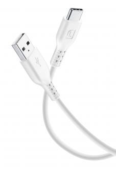 Cellularline USB-Ladekabel 1,2m weiß 