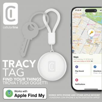 Cellularline TRACY TAG Bluetooth Tracker 