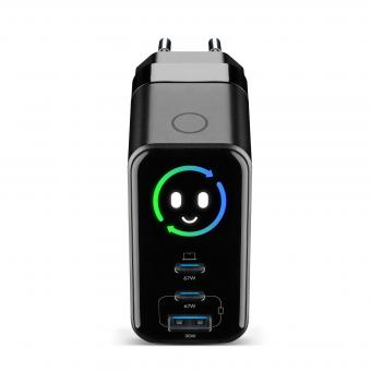 Cellularline TFT Multiport Charger 67W 