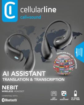 Cellularline NEBIT sw TWS Kopfhörer mit 
