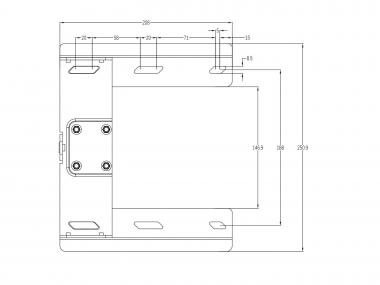 Multibrackets M Universal TV-Wandhalter 