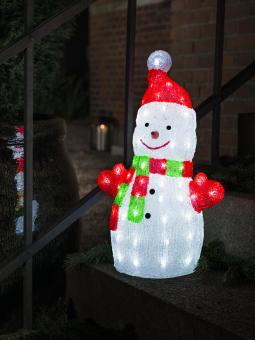 LED Acrylschneemann klein H50cm 6297-203 