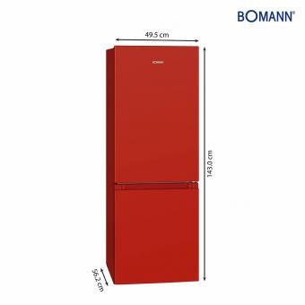 Bomann KG 320.2 rt Kühlkombi 