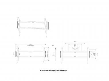 Multibrackets M Universal TV-Wandhalter 