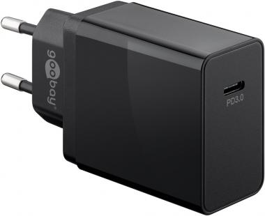 Goobay USB-C Schnellladegerät schwarz 