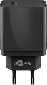 Goobay USB-C Schnellladegerät schwarz 
