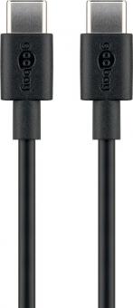 Goobay USB-Kabel 2m schwarz 