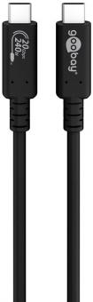 Goobay USB-Kabel 2m schwarz 