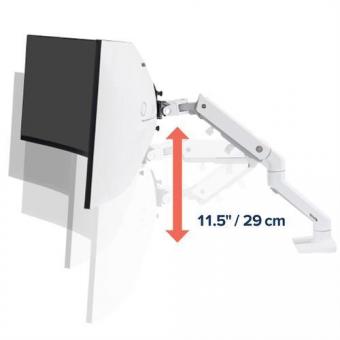 Ergotron HX HD Monitor-Tischhalter weiß 