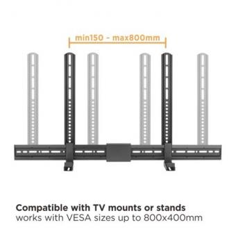 Goobay Soundbar-Halter für TV-Wandhalter 