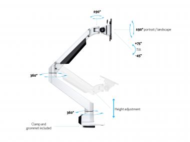 Multibrackets M VESA Monitor Tischhalter 