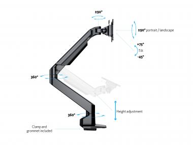 Multibrackets M VESA Monitor Tischhalter 