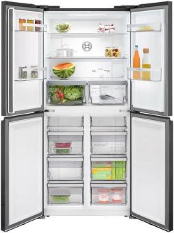 Bosch KMC85LBEA Glasfront sw Kühlkombi 