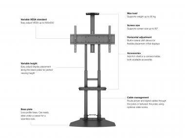 Multibrackets M Public Display-Standfuß 