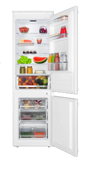 Amica EKGCS 387 921 EB-Kühlkombi 