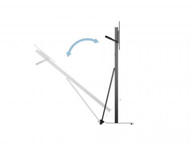Multibrackets M Tilt&Roll Boden-Standfuß 