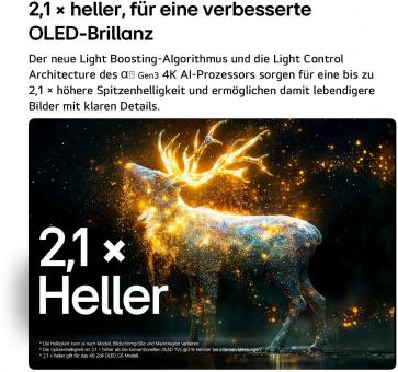 LG OLED48G69LS si/sw OLED-TV m.Standfuß 