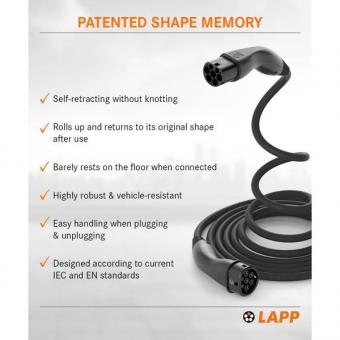 LAPP EV-TYP2 Ladekabel 5m 22kW-3P-32A 