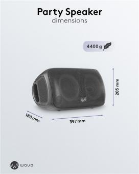 Wave Audio Party Speaker 60W 