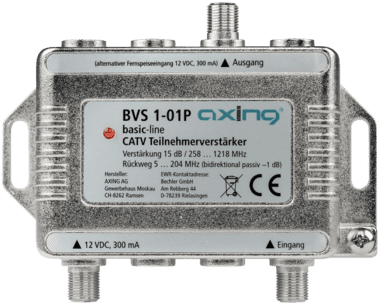 AXING BK-Teilnehmerverstärker  BVS 1-01P 