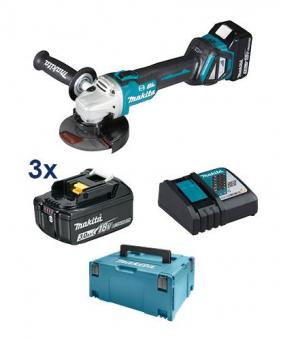 Makita Akku-Winkelschleifer 18V Set 