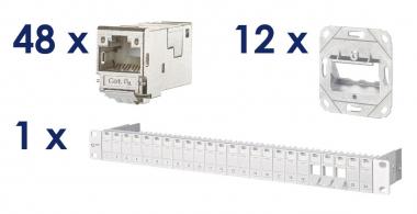 Metz Sortiment 48x E-DAT Cat6A Modul 
