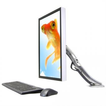 Ergotron NX Monitor-Tischhalter alu 