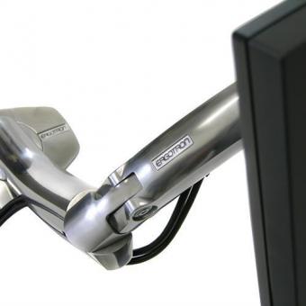 Ergotron NX Monitor-Tischhalter alu 