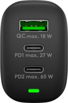Goobay Multiport-Schnellladegerät sw 