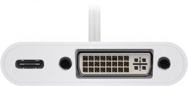 Goobay Adapter USB-C auf DVI weiß 