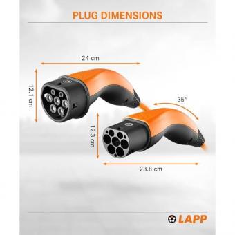 LAPP EV-TYP2 Ladekabel 7m 22kW-3P-32A 