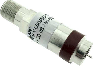 COAX Sperrfilter 50dB/65MHz   CL5065BKSF 