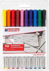 Edding e-89/10 S Office Fineliner Set 