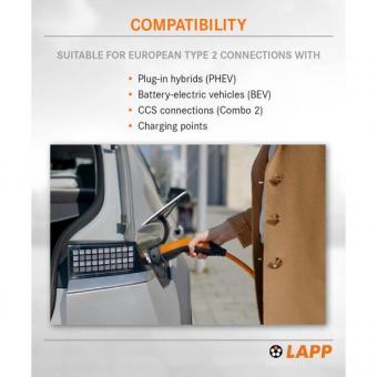 LAPP EV-TYP2 Ladekabel 7m 22kW-3P-32A 