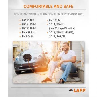 LAPP EV-TYP2 Ladekabel 7m 22kW-3P-32A 