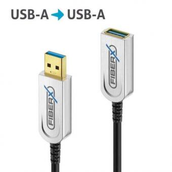 FiberX USB-A-Glasfaserkabel  FX-I650-035 