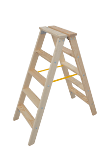Krause Holz-Stufen-Doppelleiter 2x5 