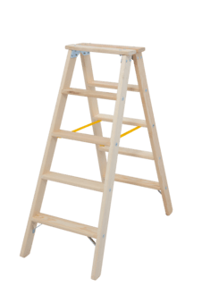Krause Holz-Stufen-Doppelleiter 2x5 
