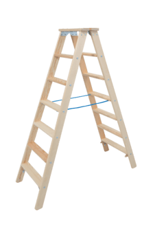 Krause Holz-Stufen-Doppelleiter 2x7 