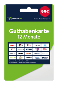 Freenet TV Guthabenkarte 